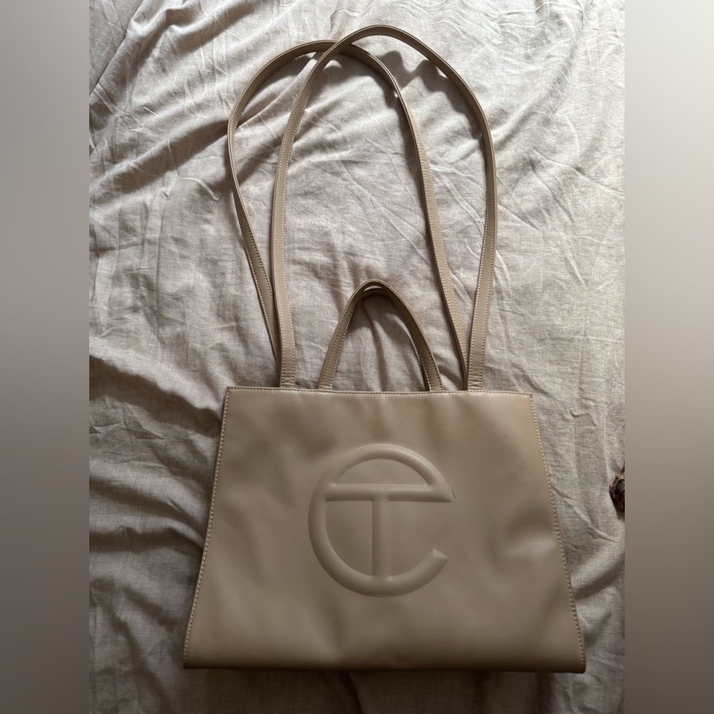 Telfar Medium Beige Tote Bag